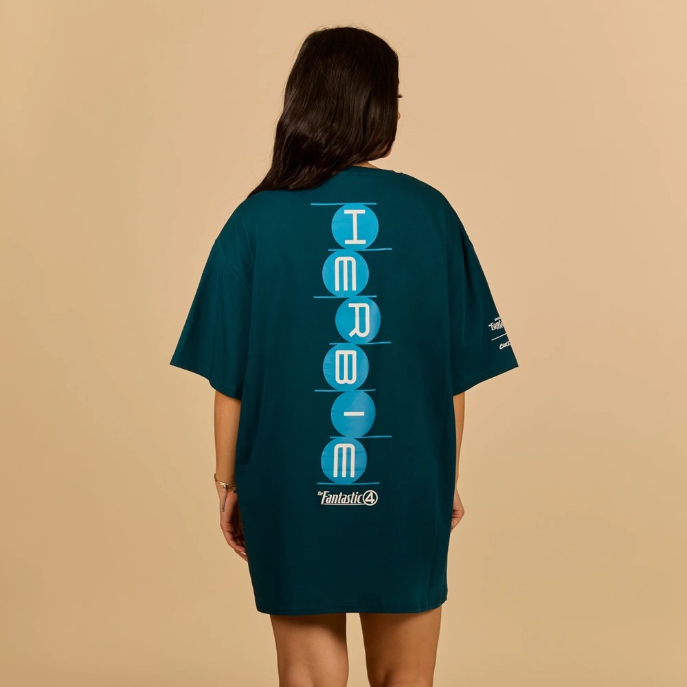 Marvel FANTASTIC FOUR HERBIE T-SHIRT DRESS - Picture 2 of 4